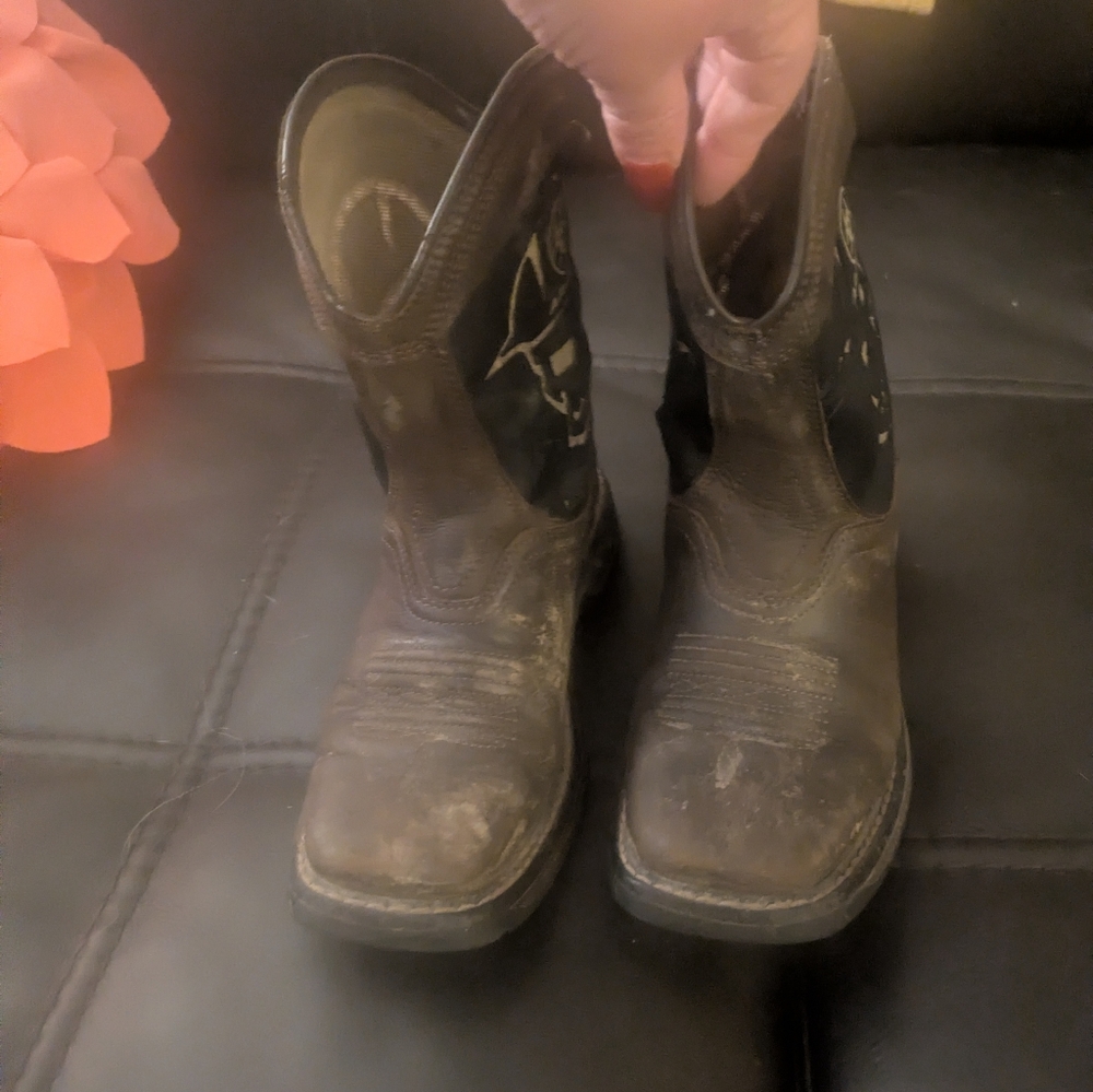 Kids Brown Cowboy Boots